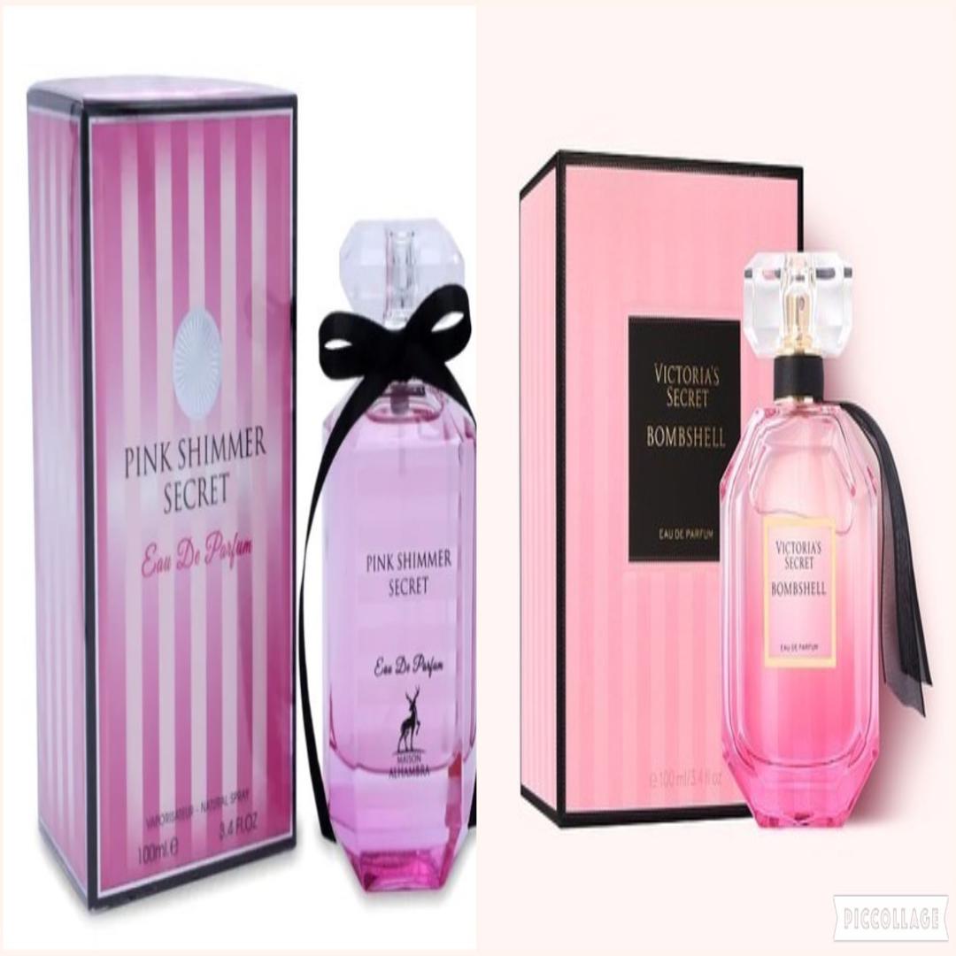 Pink Shimmer Secret Eau de Parfum 100 ml (REF. Olfativa BOMBSHELL  VICTORIA´S SECRET) – Perfume Árabe – Maju Parfums